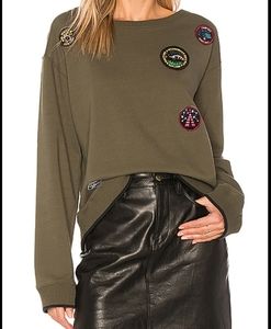 Sanctuary scout patch sweatshirt